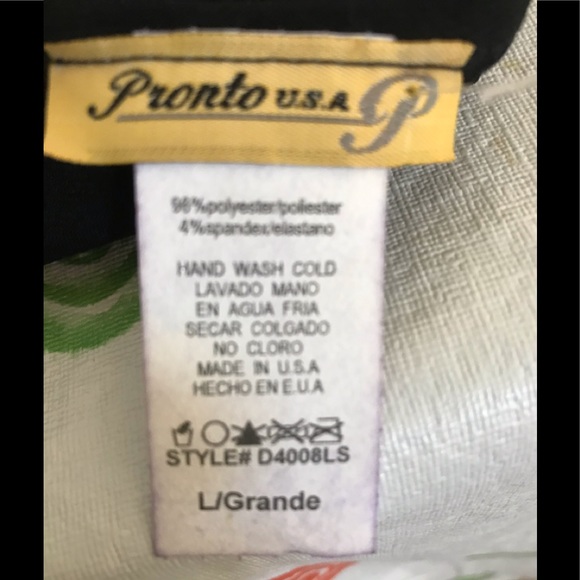 NWOT Black PRONTO USA Sz L DRESS - Picture 3 of 5